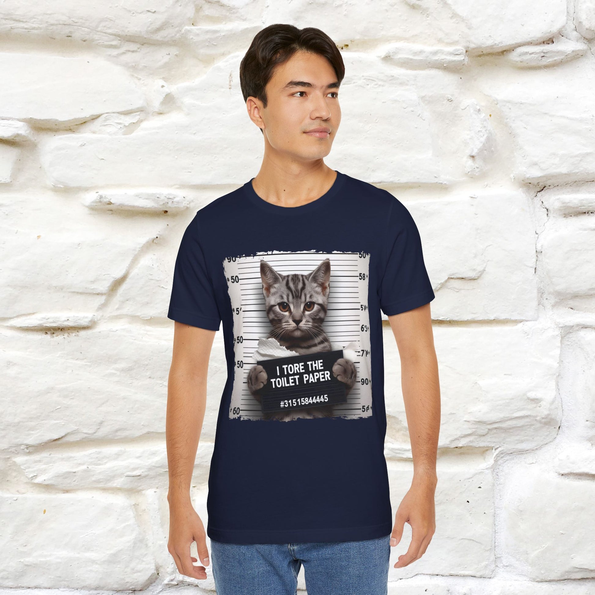 ''I Tore The Toilet Paper'' | Funny Cat T-Shirt | Nunu&Miao Studio - Nunu&Miao Studio