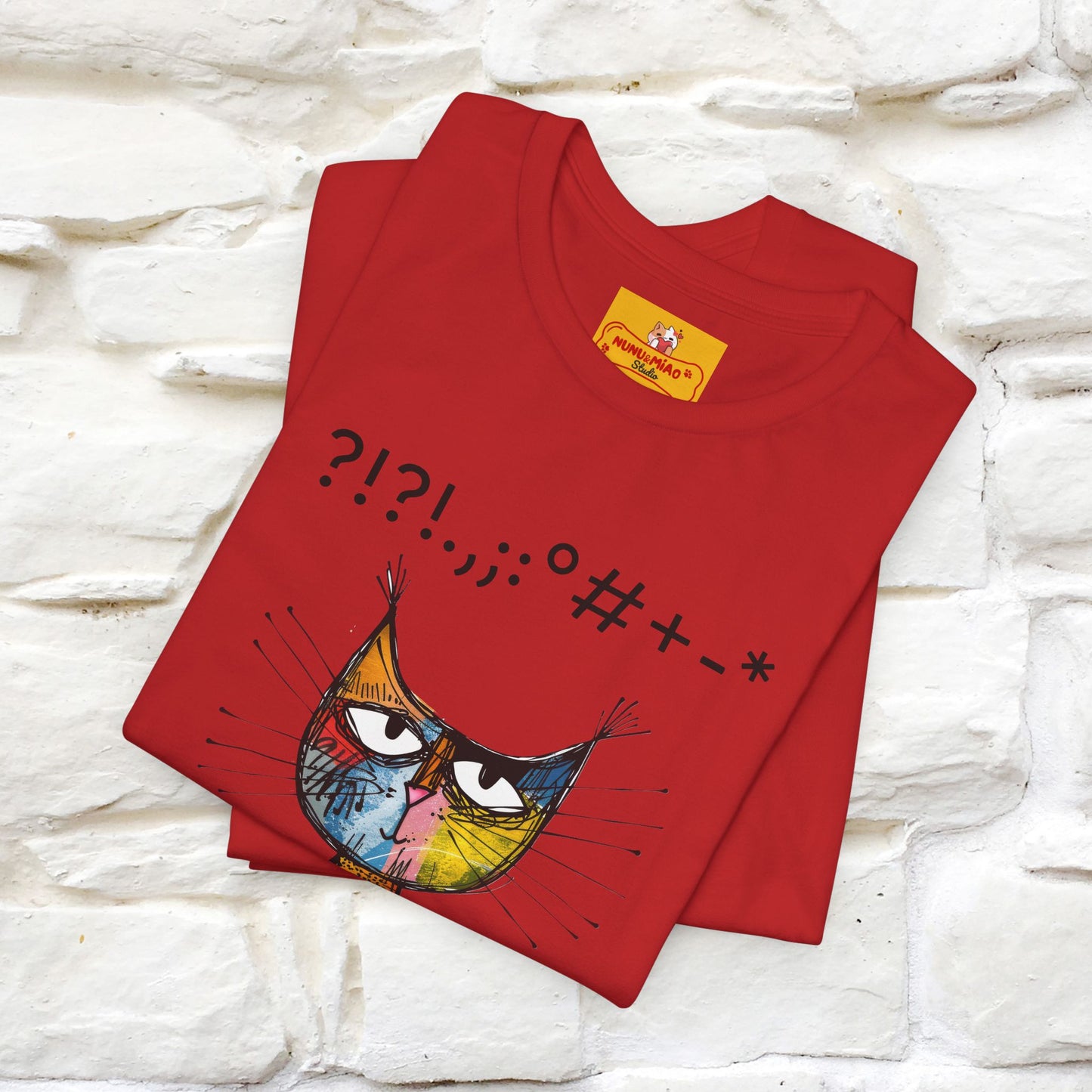 "Enigma" Cat T-shirt |Nunu&Miao Studio - Nunu&Miao Studio