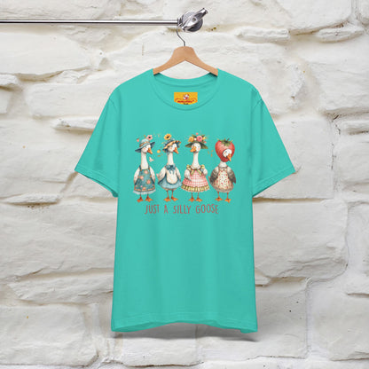 "Just A Silly Goose" Cute T-shirt |Nunu&Miao Studio - Nunu&Miao Studio