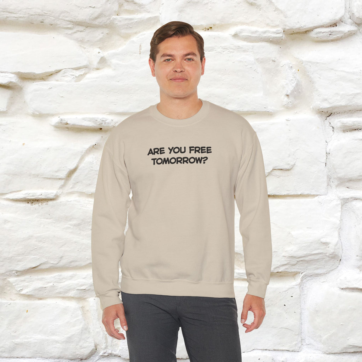 ''Are You Free Tomorrow ...'' | Cute Cat Sweatshirt | Nunu&Miao Studio