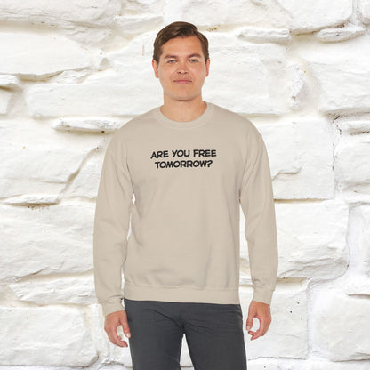 ''Are You Free Tomorrow ...'' | Cute Cat Sweatshirt | Nunu&Miao Studio