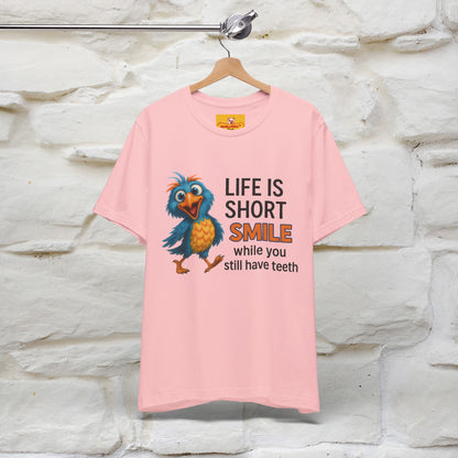 "Life Is Short Smile While ..." |Funny T-Shirt | Nunu&Miao Studio - Nunu&Miao Studio