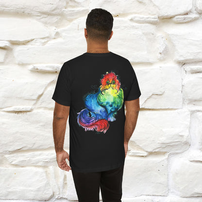 "Il Pittore'' Cat T-Shirt Front and Back Design | Nunu&Miao Studio - Nunu&Miao Studio