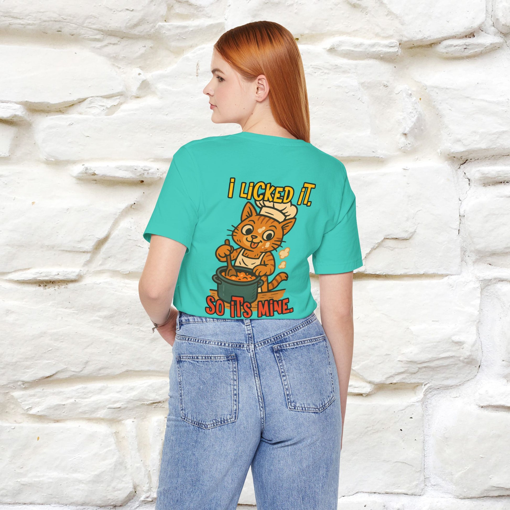 "I Licked It. It's Mine  " |Cat T-Shirt | Nunu&Miao Studio - Nunu&Miao Studio