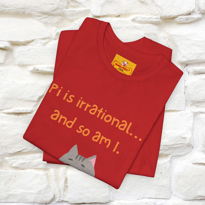 “Pi Is Irrational... And So Am I…''| Funny T-Shirt | Nunu&Miao Studio