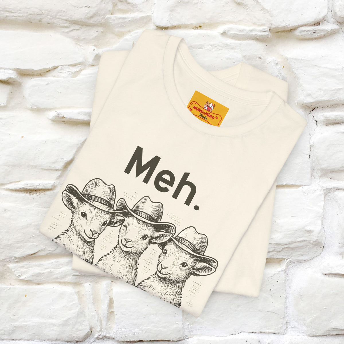 "Meh" Cute T-shirt |Nunu&Miao Studio
