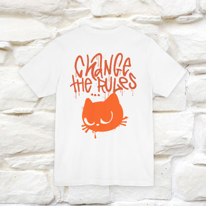 ''Change The Rules'' - Cat T-shirt -Nunu&Miao Studio - Nunu&Miao Studio