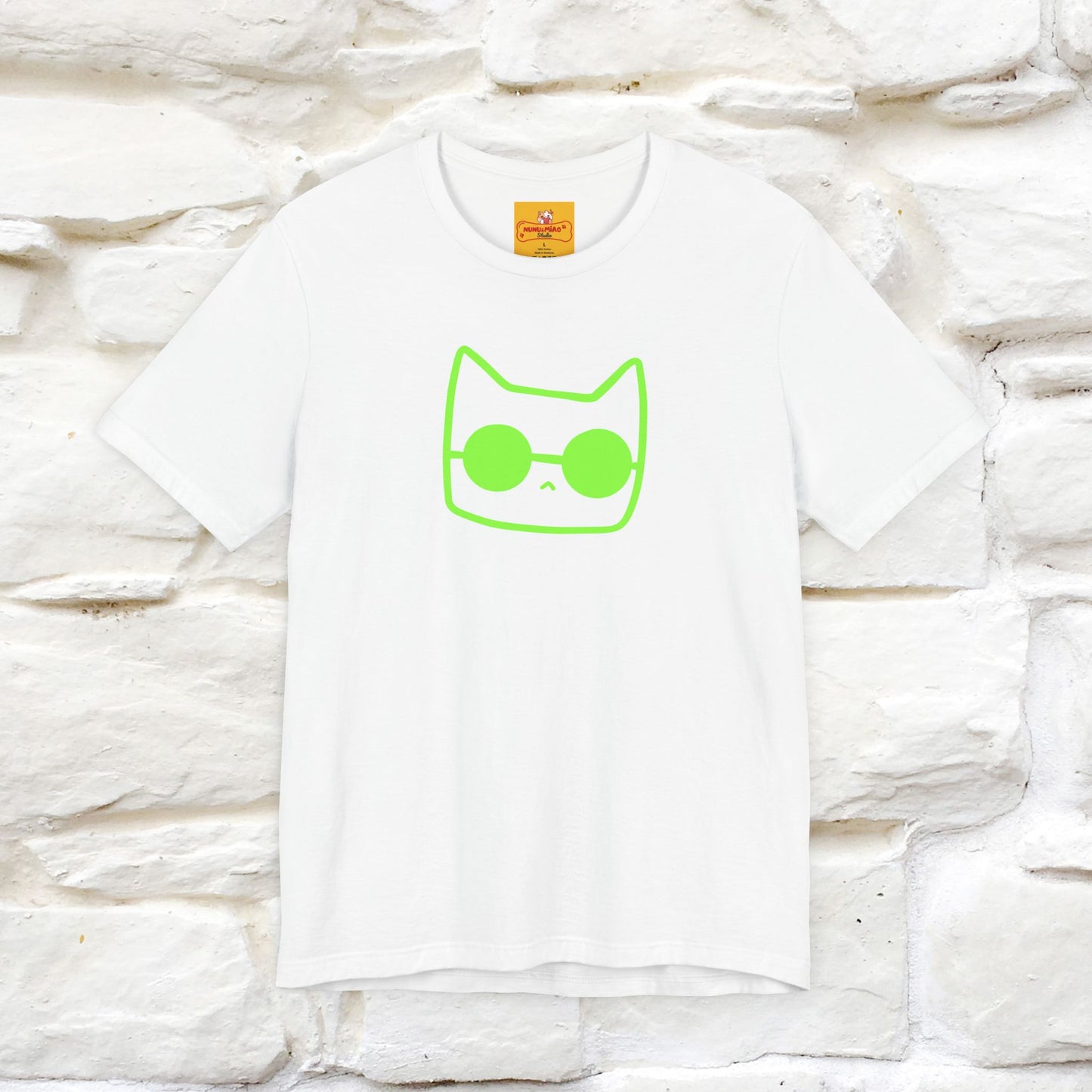 ''Everything Will Be Ok '' Cat T-Shirt Front and Back Design | Nunu&Miao Studio - Nunu&Miao Studio