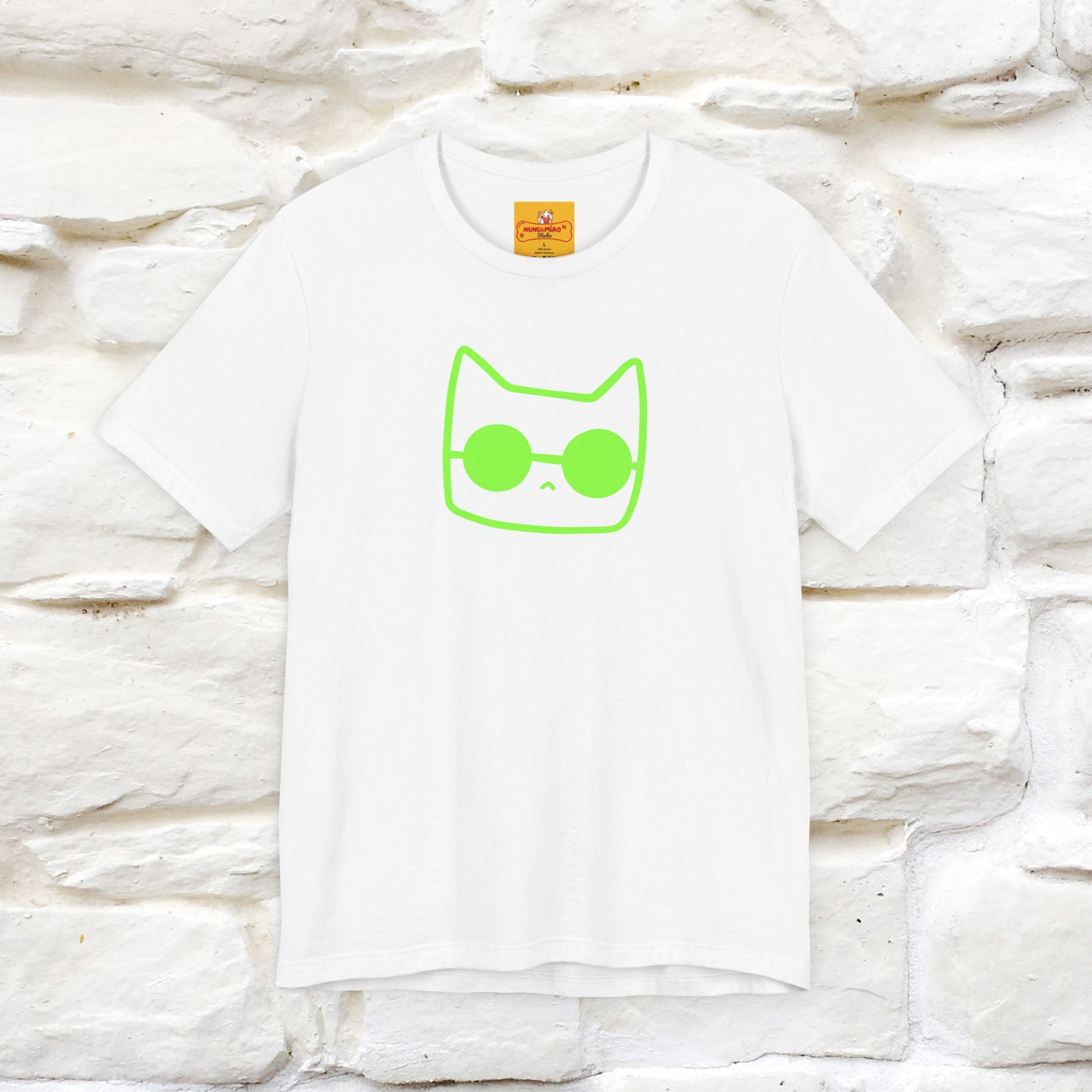 ''Everything Will Be Ok '' Cat T-Shirt Front and Back Design | Nunu&Miao Studio - Nunu&Miao Studio