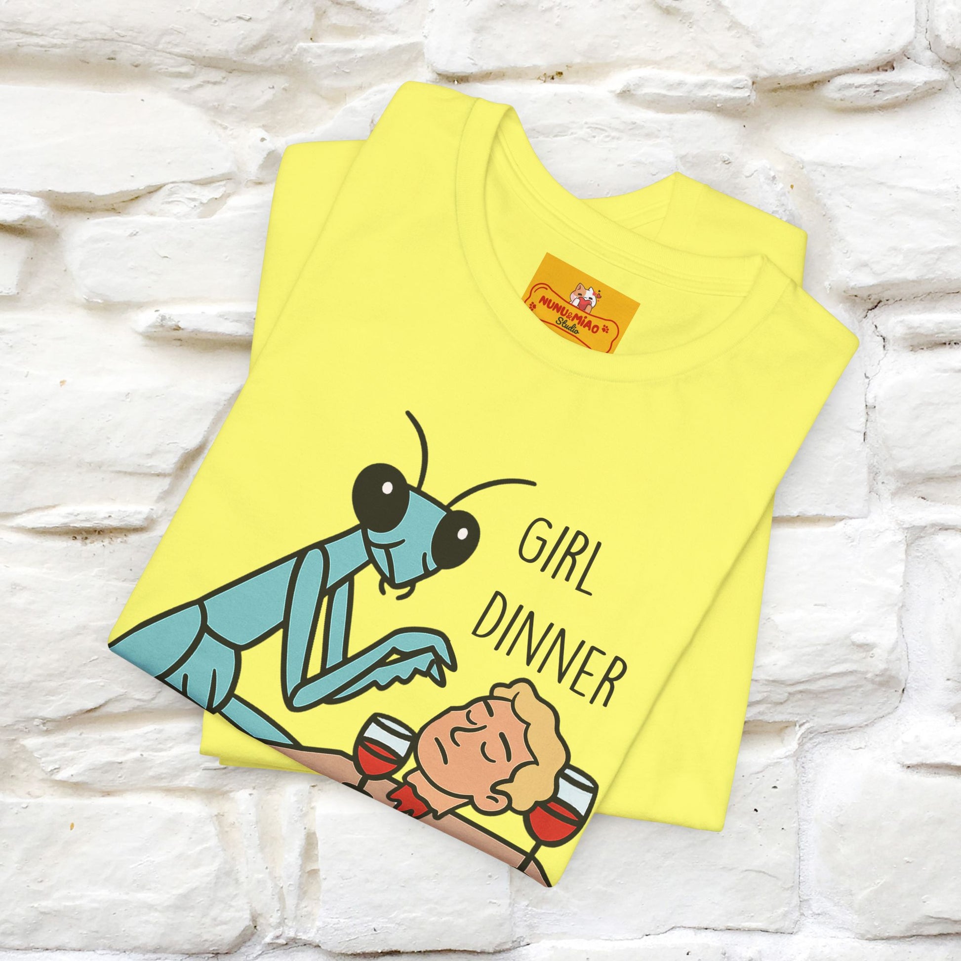 "Girl Dinner" Funny T-shirt |Nunu&Miao Studio - Nunu&Miao Studio
