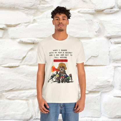 "When I Share  With My Mom a Secret" Cat T-Shirt | Nunu&Miao Studio