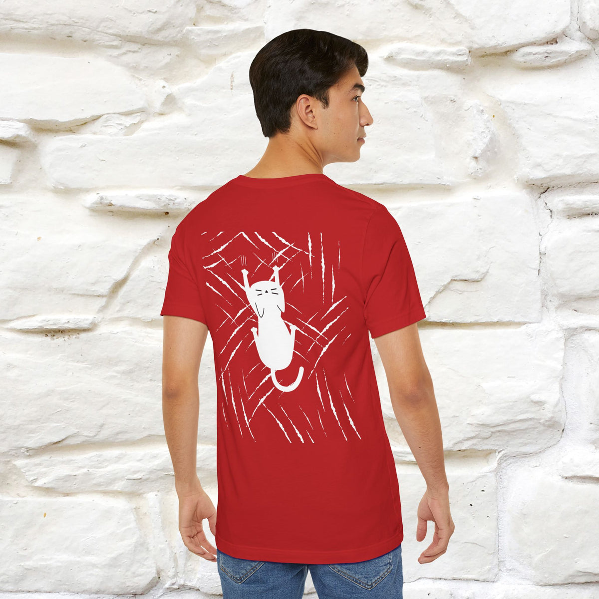 “Love Hurts"  Funny Cat T-Shirt | Front & Back Design | Nunu&Miao Studio