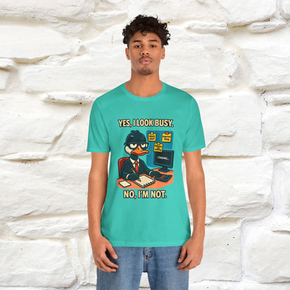 ''Yes, I Look Busy. No I'm Not.''|  Sarcastic Cat T-Shirt | Nunu&Miao Studio