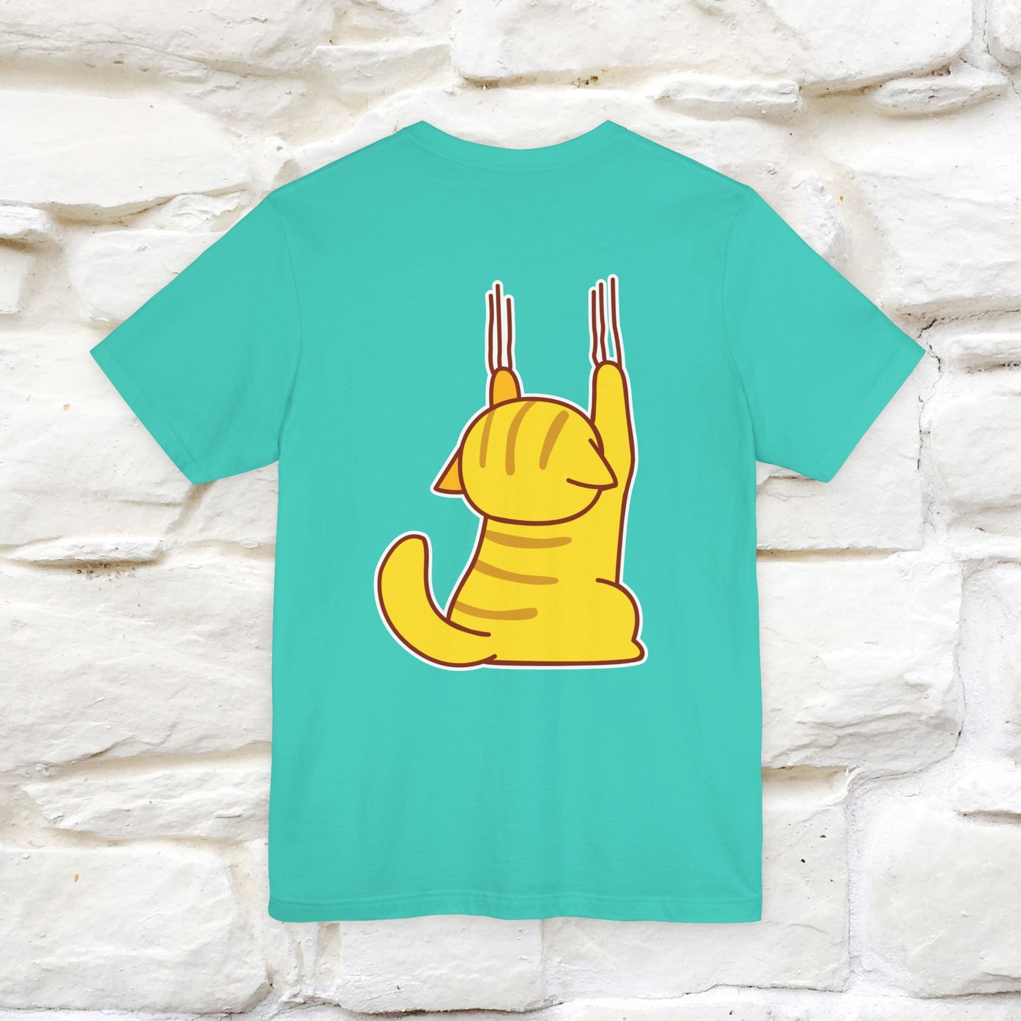 "It's Meawday" Cat T-shirt | Front & Back Design | Nunu&Miao Studio - Nunu&Miao Studio