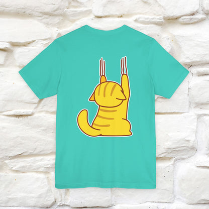 "It's Meawday" Cat T-shirt | Front & Back Design | Nunu&Miao Studio - Nunu&Miao Studio