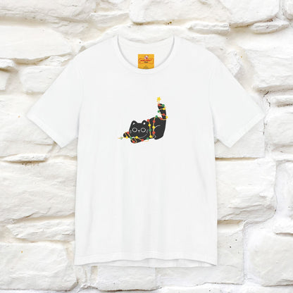 ''Be The Light" Cat T-Shirt| Front & Back Design | Nunu&Miao Studio - Nunu&Miao Studio