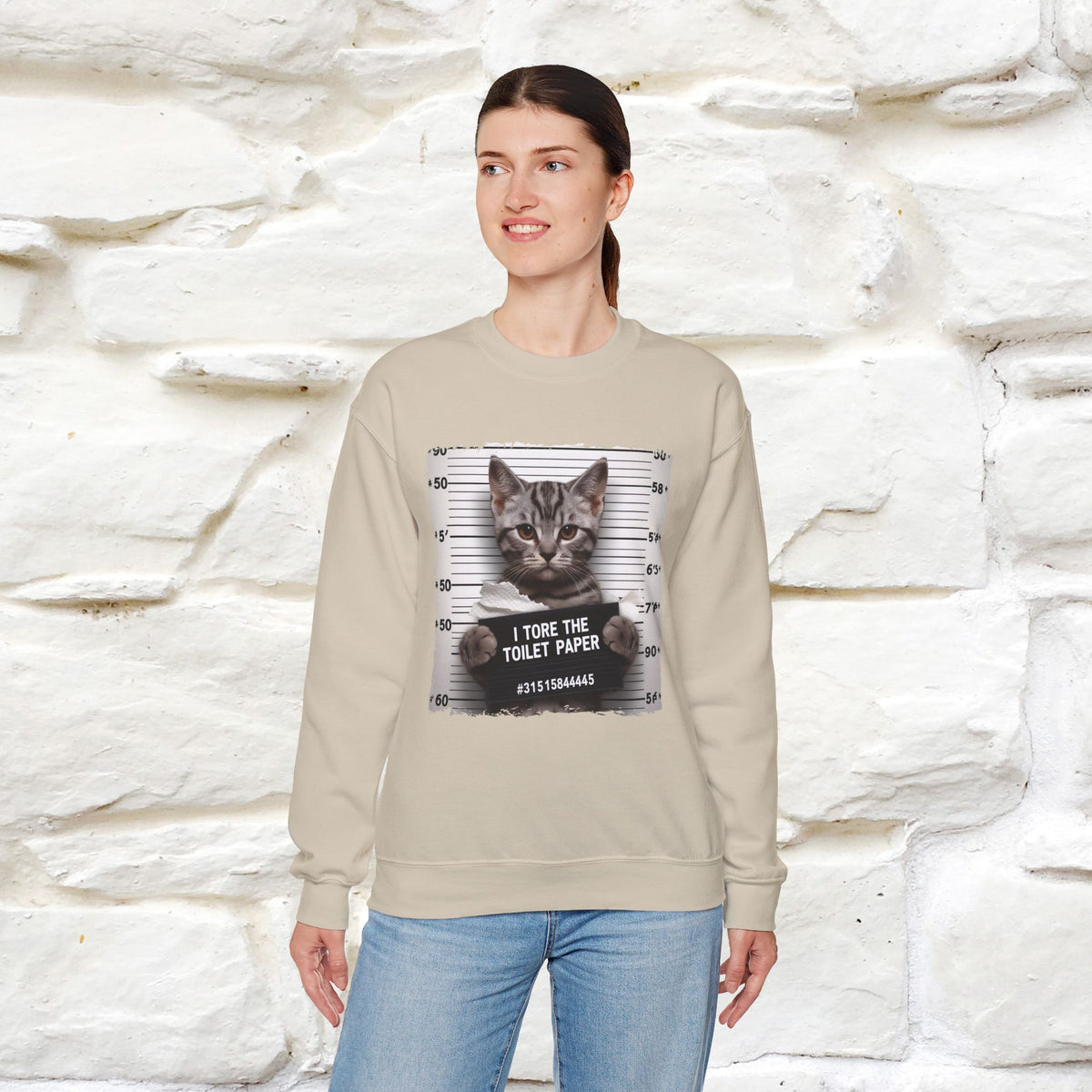 "I Tore The Toilet Paper.'' |Cat Sweatshirt | Nunu&Miao Studio