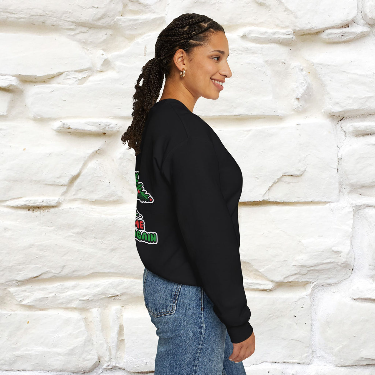 ''It's This Time...Christmas '' |Cat Sweatshirt | Nunu&Miao Studio
