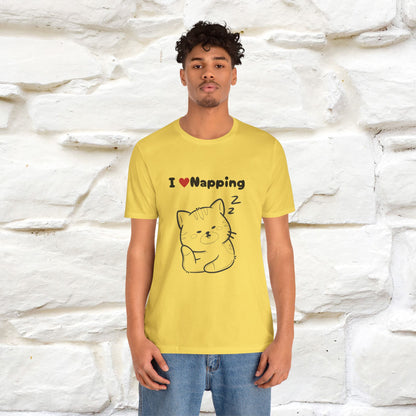 "I Love Napping" Cat T-Shirt | Nunu&Miao Studio - Nunu&Miao Studio