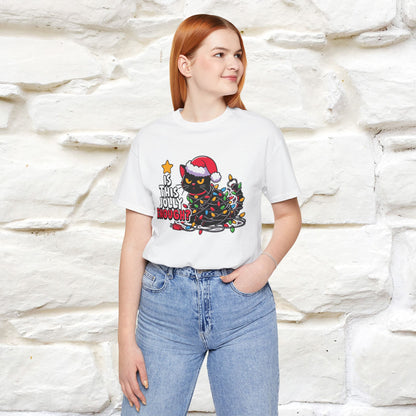 “Is This Jolly Enough?” | Cat T-Shirt | Nunu&Miao Studio