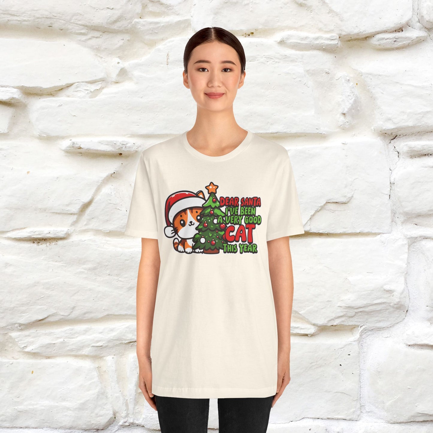 “Dear Santa, I'v Been a Very Good Cat..” | Cat T-Shirt | Nunu&Miao Studio