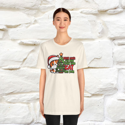 “Dear Santa, I'v Been a Very Good Cat..” | Cat T-Shirt | Nunu&Miao Studio