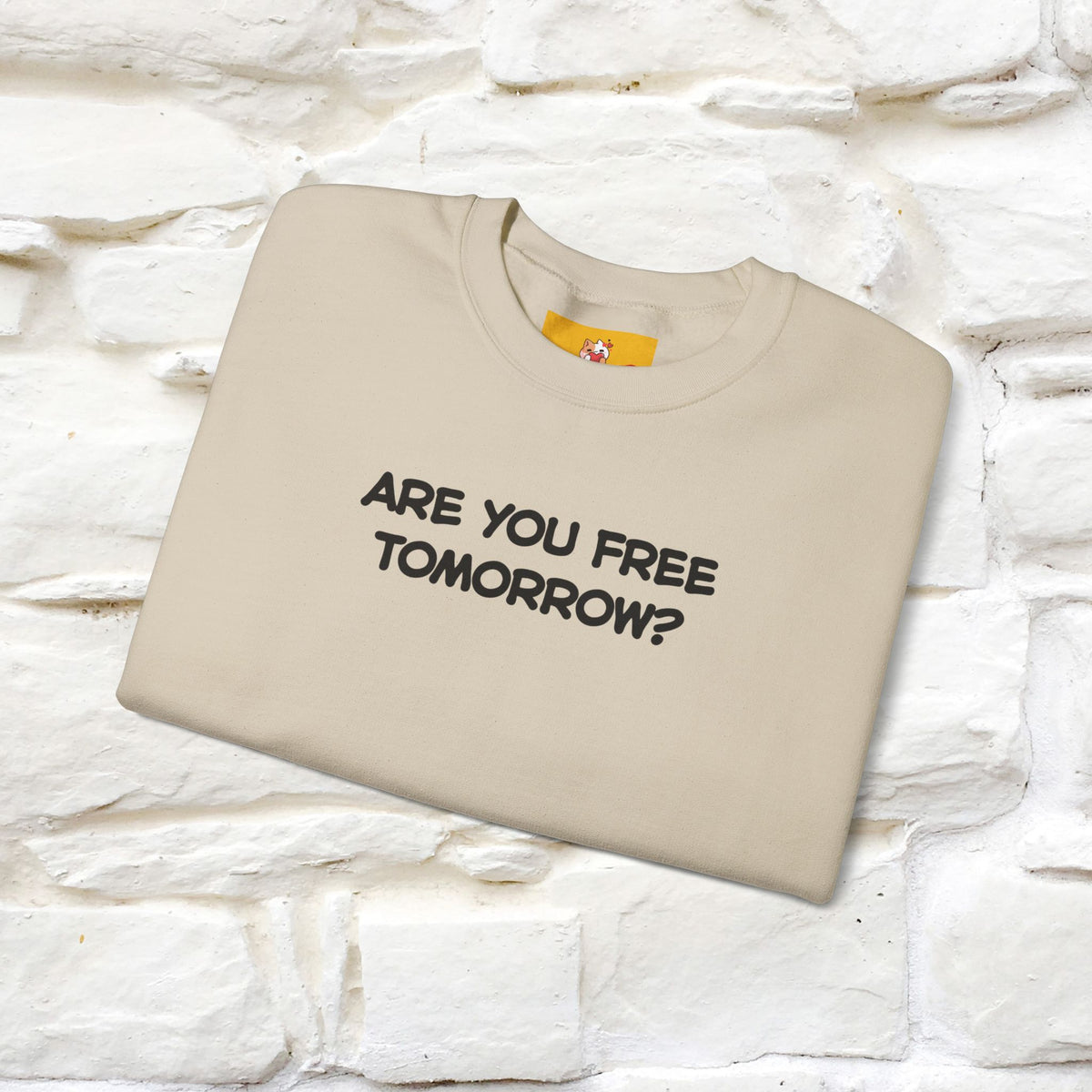 ''Are You Free Tomorrow ...'' | Cute Cat Sweatshirt | Nunu&Miao Studio
