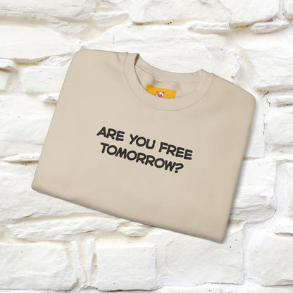 ''Are You Free Tomorrow ...'' | Cute Cat Sweatshirt | Nunu&Miao Studio