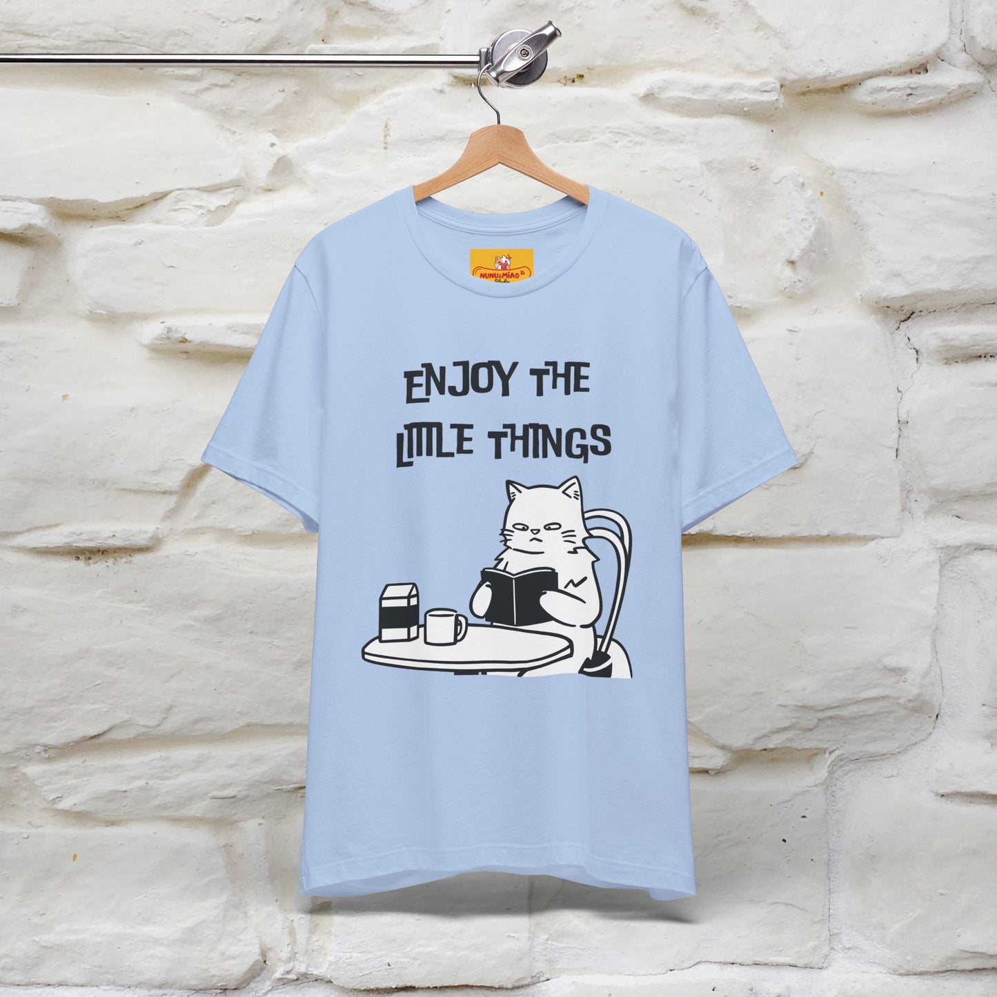 "Enjoy The Little Things." Cat T-Shirt | Nunu&Miao Studio