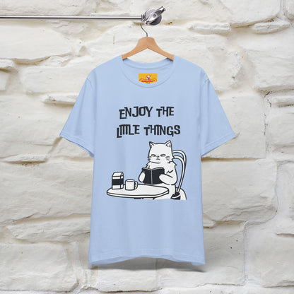 "Enjoy The Little Things." Cat T-Shirt | Nunu&Miao Studio