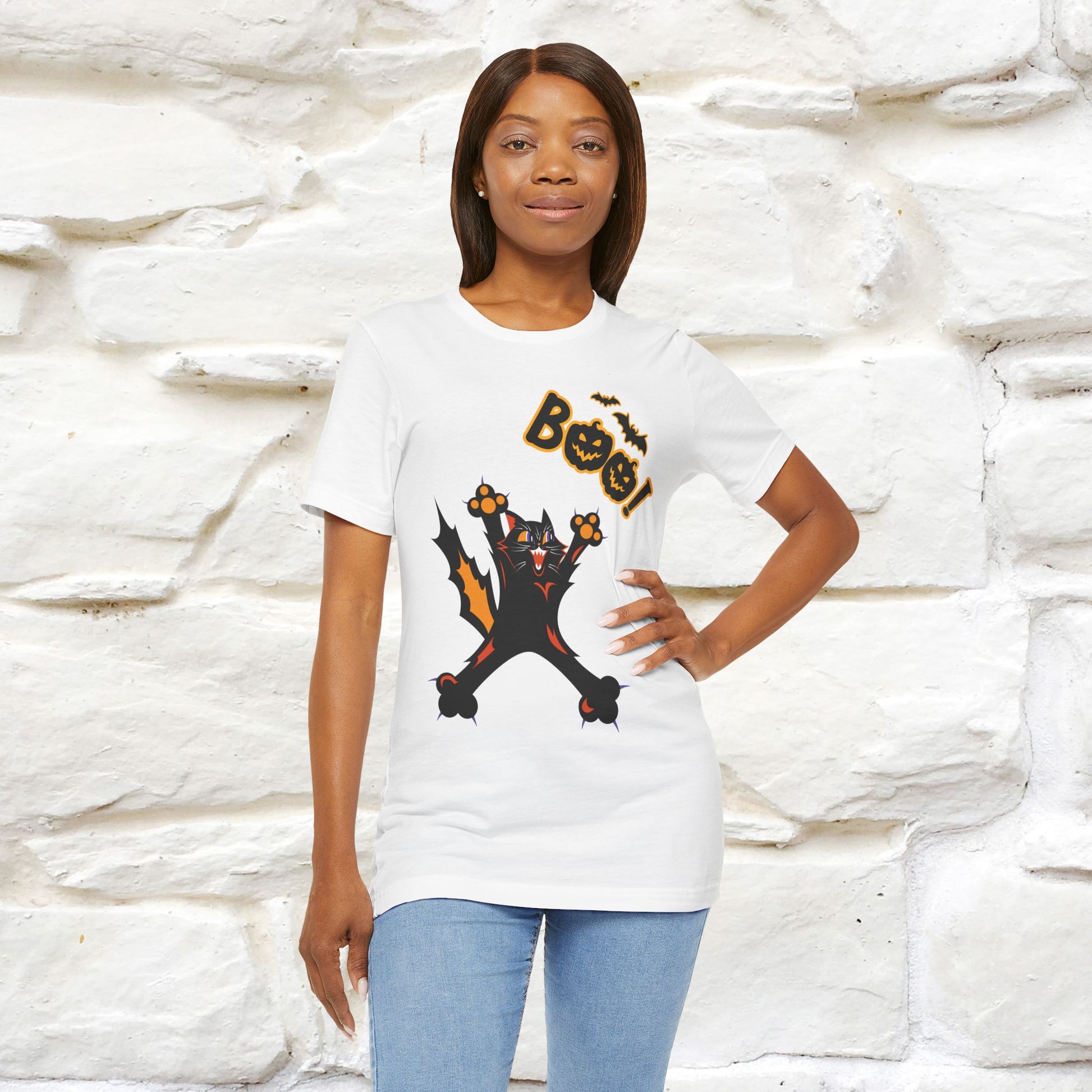 "Boo" Cat  T-shirt |Nunu&Miao Studio - Nunu&Miao Studio