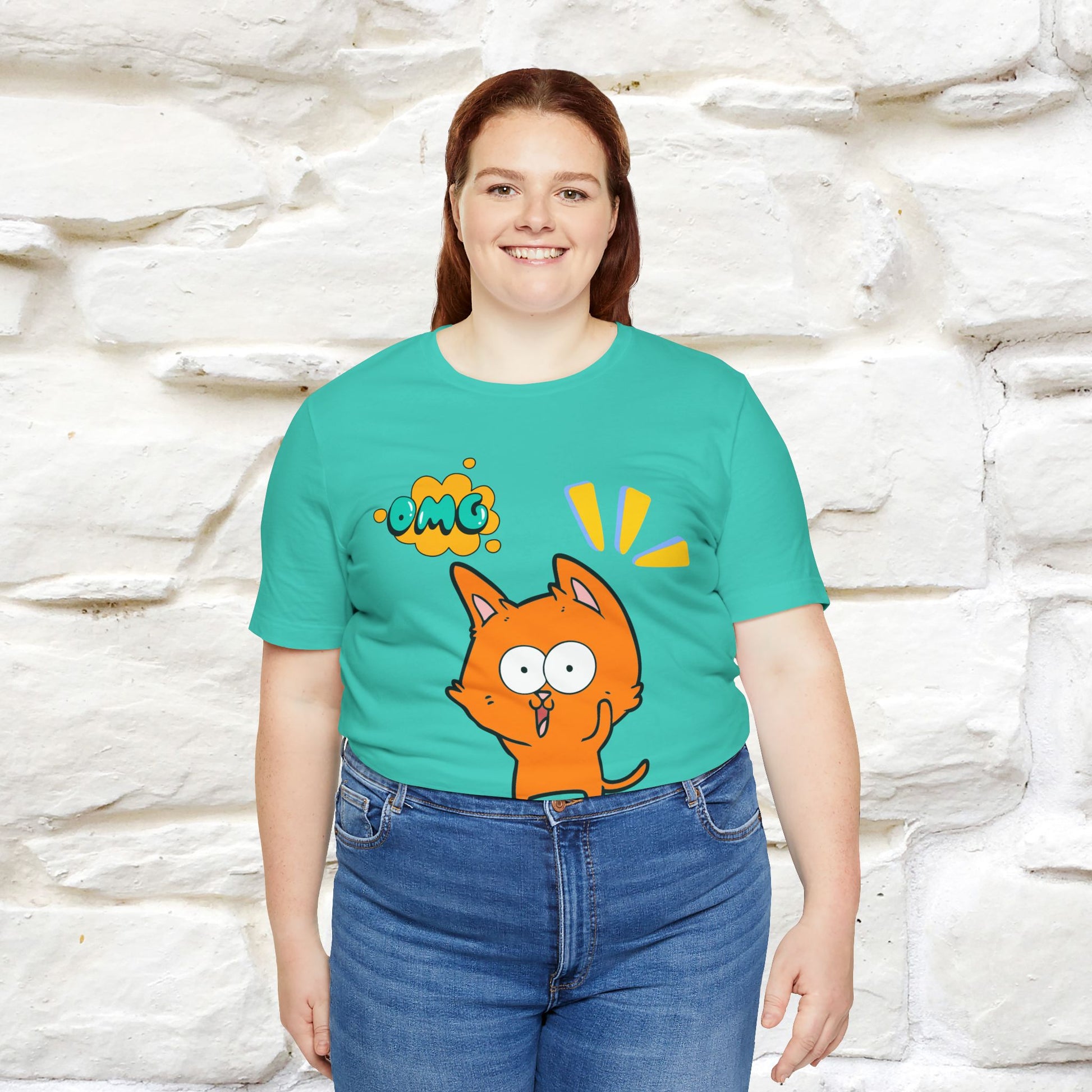 ''Oh My God'' Cat T-Shirt | Nunu&Miao Studio - Nunu&Miao Studio
