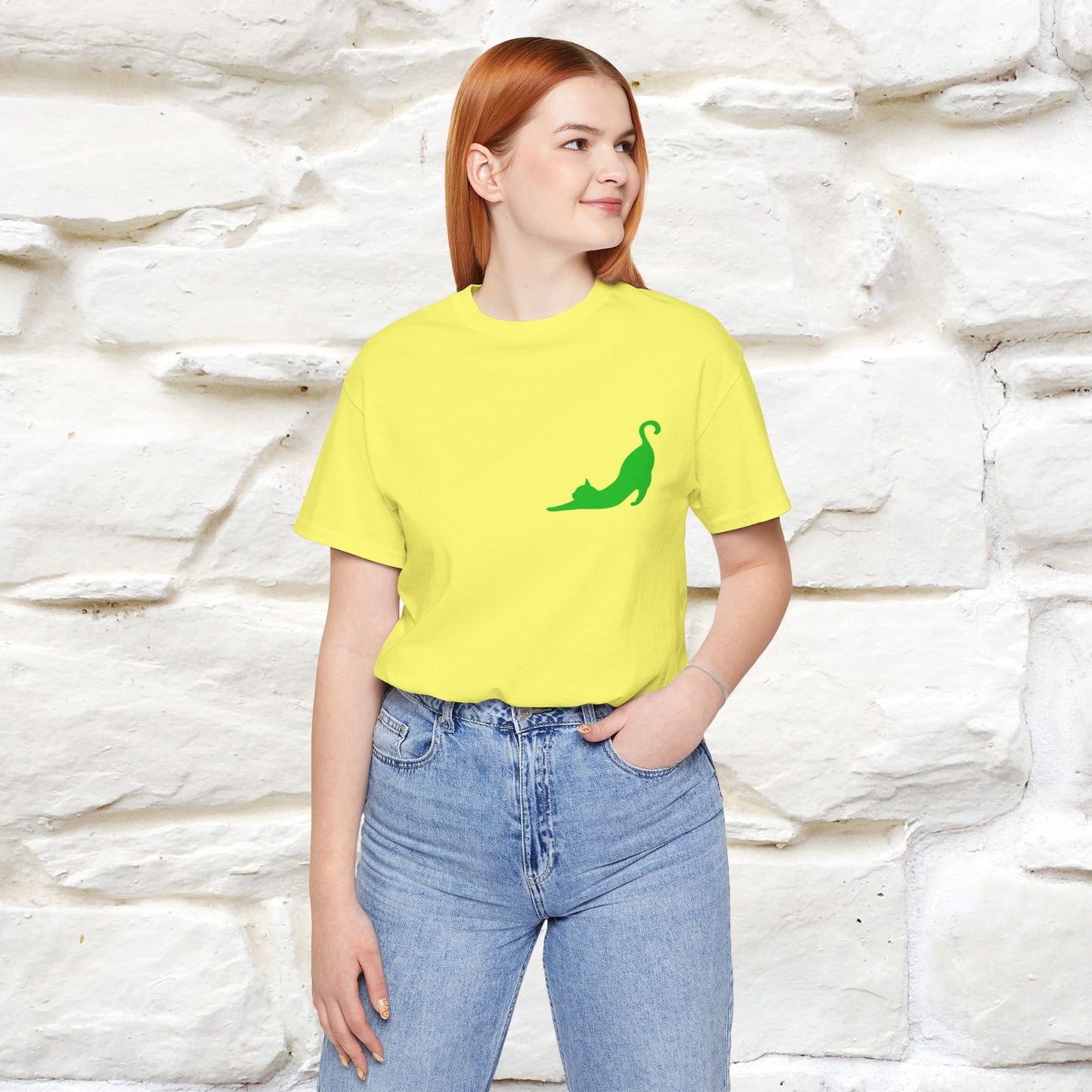 "Take a Deep Breath & Try All Over Again" Cat T-Shirt| Front & Back Design | Nunu&Miao Studio - Nunu&Miao Studio