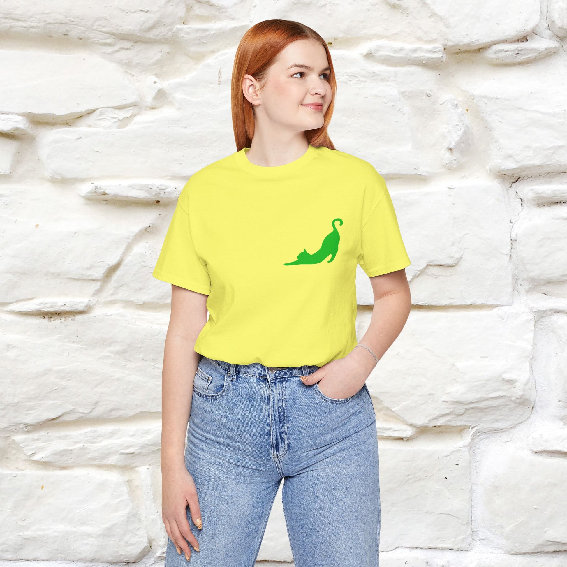 "Take a Deep Breath & Try All Over Again" Cat T-Shirt| Front & Back Design | Nunu&Miao Studio - Nunu&Miao Studio