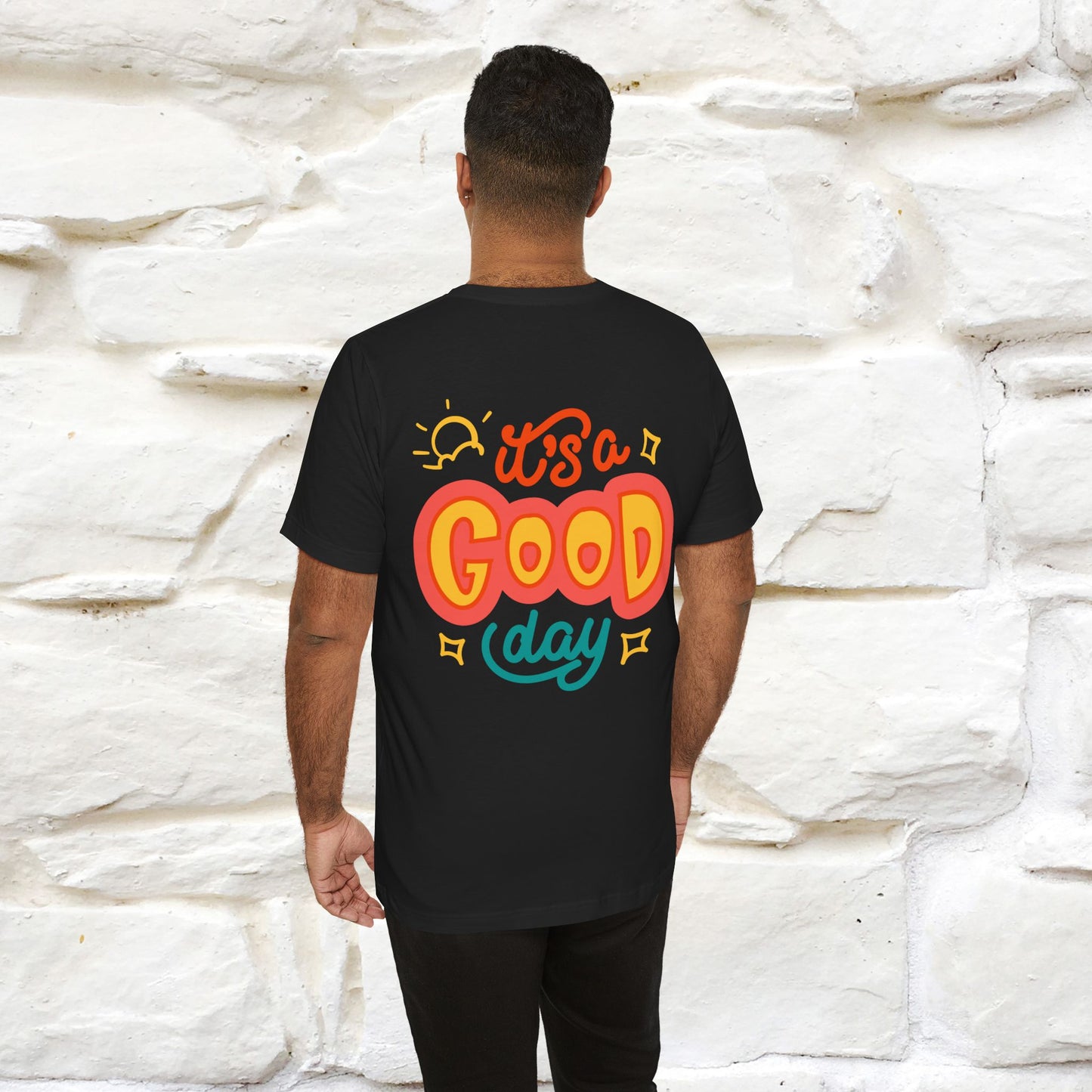 ""It's A Good Day" Cat T-Shirt| Front & Back Design | Nunu&Miao Studio - Nunu&Miao Studio