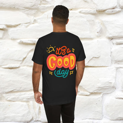 ""It's A Good Day" Cat T-Shirt| Front & Back Design | Nunu&Miao Studio - Nunu&Miao Studio