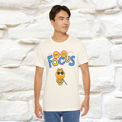 ''Don’t Lose Focus'' Cat T-Shirt | Nunu&Miao Studio - Nunu&Miao Studio