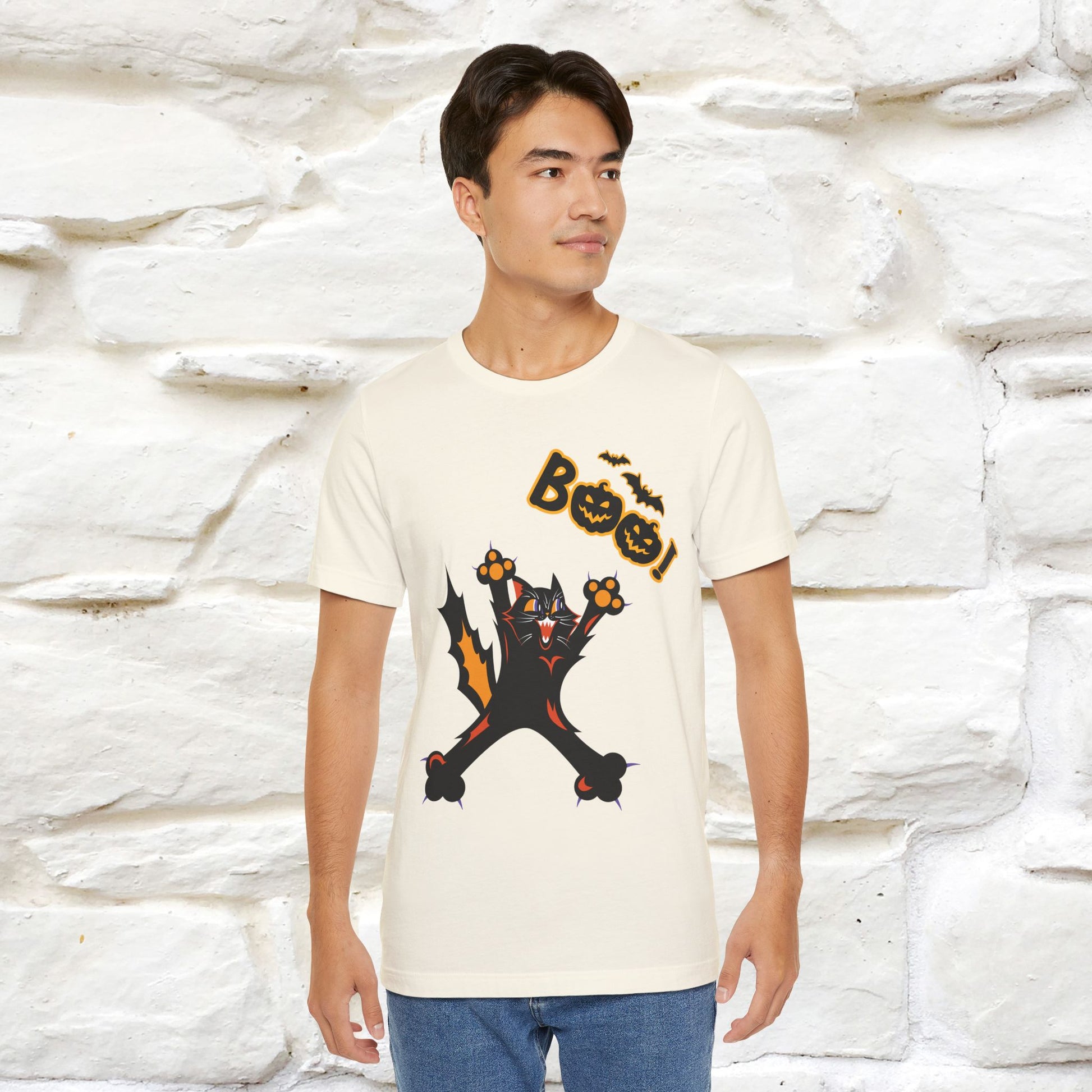 "Boo" Cat  T-shirt |Nunu&Miao Studio - Nunu&Miao Studio