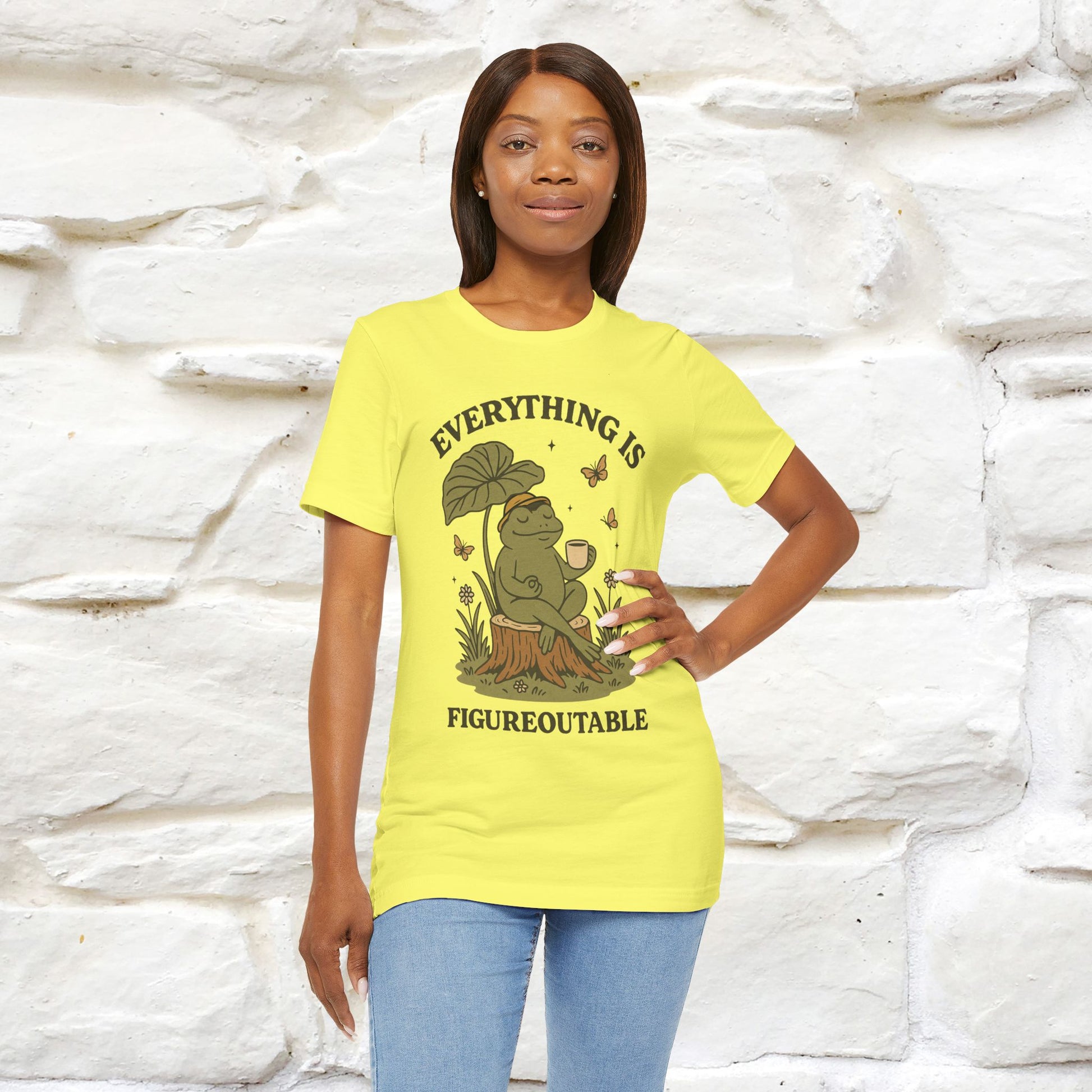 "Everything Is Fugureoutable"| Lifestyle Shirt |Nunu&Miao Studio - Nunu&Miao Studio