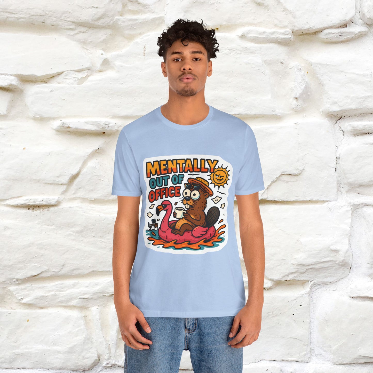 ''Mentally Out Of Office''|  Sarcastic Cat T-Shirt | Nunu&Miao Studio