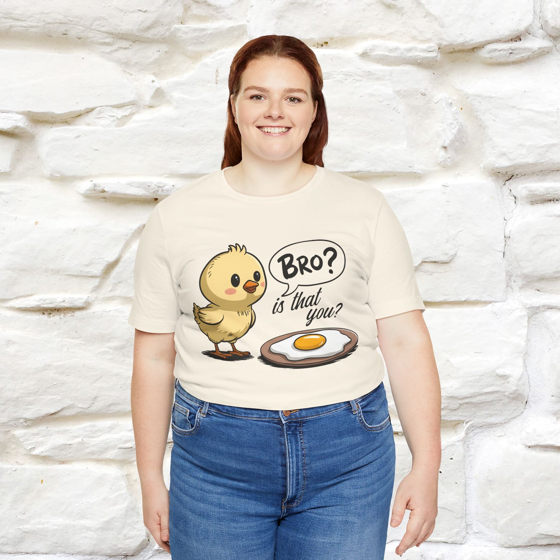 "Bro Is That You?" Funny Chicken T-shirt |Nunu&Miao Studio - Nunu&Miao Studio