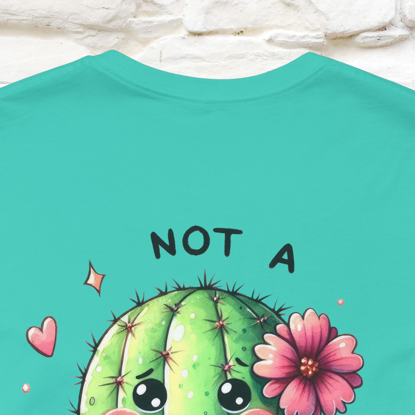 "Not A Hugger" |Funny T-Shirt | Front & Back Design|Nunu&Miao Studio - Nunu&Miao Studio
