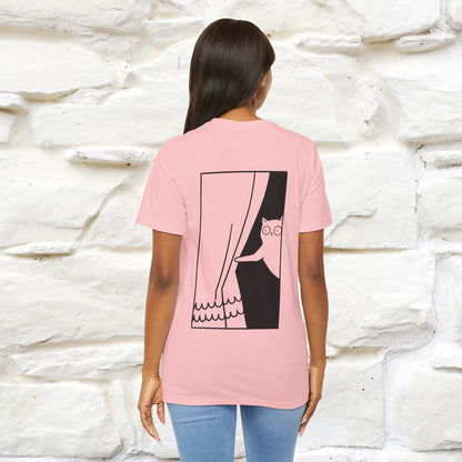 “Don’t trust atoms… they make up everything.” |  Cat T-Shirt | Front & Back Design | Nunu&Miao Studio