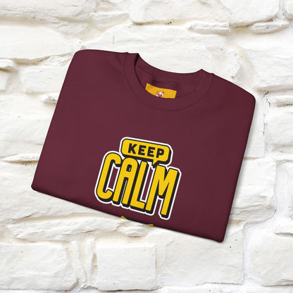 "Keep Calm'' |Cat Sweatshirt | Nunu&Miao Studio