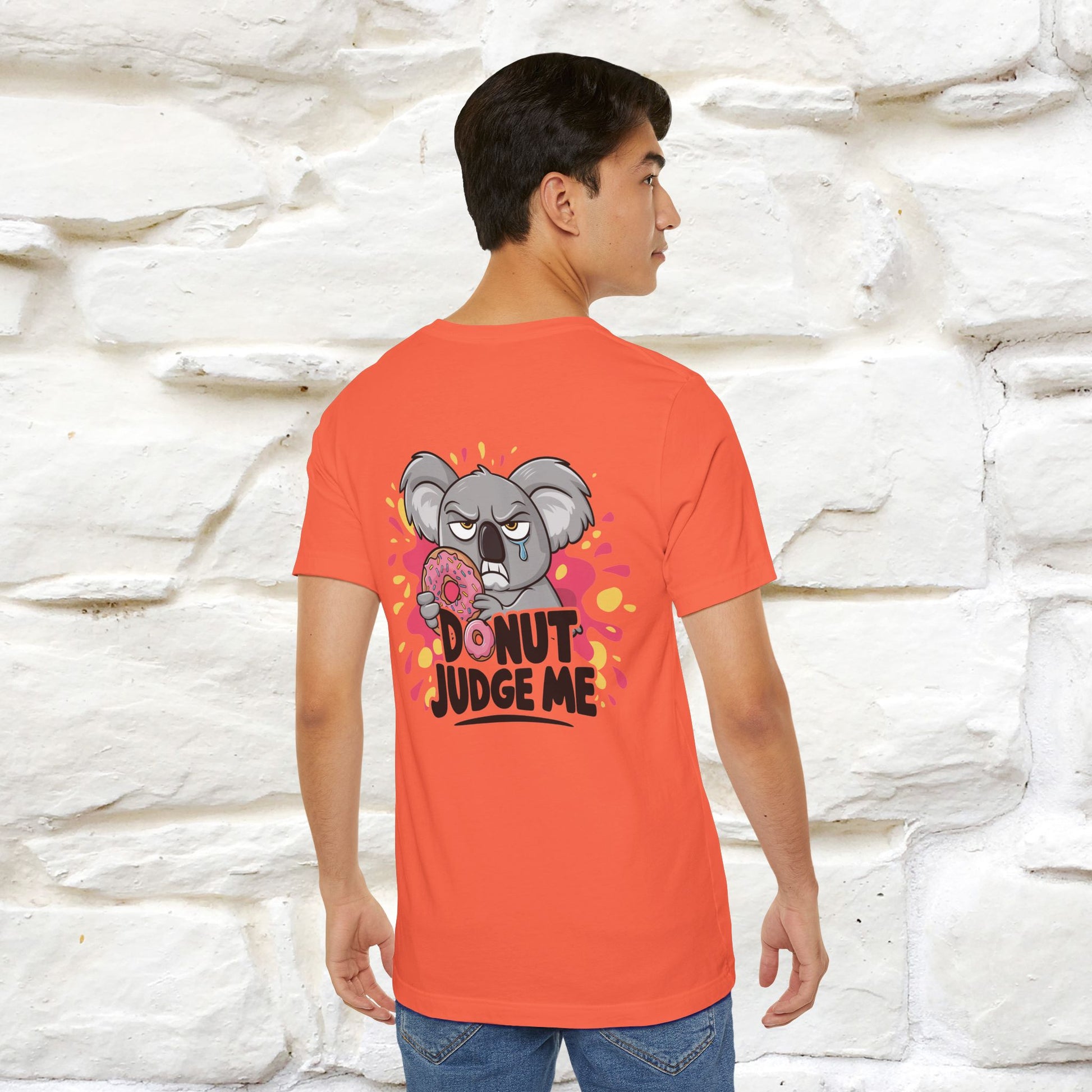 "Donut Judge Me " |Funny  T-Shirt | Front & Back Design | Nunu&Miao Studio - Nunu&Miao Studio