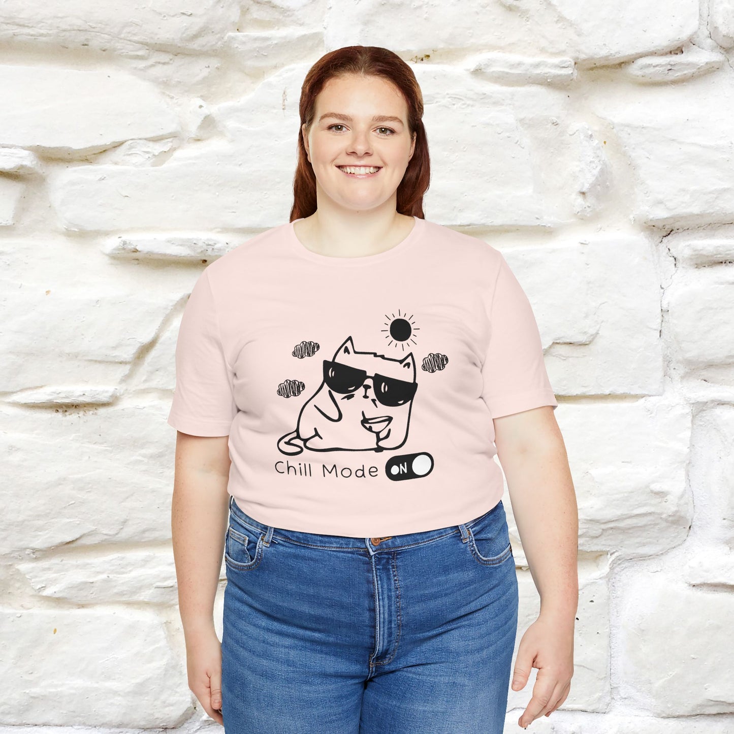 ''Chill Mode on'' Cat T-Shirt | Nunu&Miao Studio