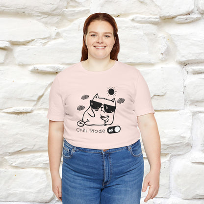 ''Chill Mode on'' Cat T-Shirt | Nunu&Miao Studio