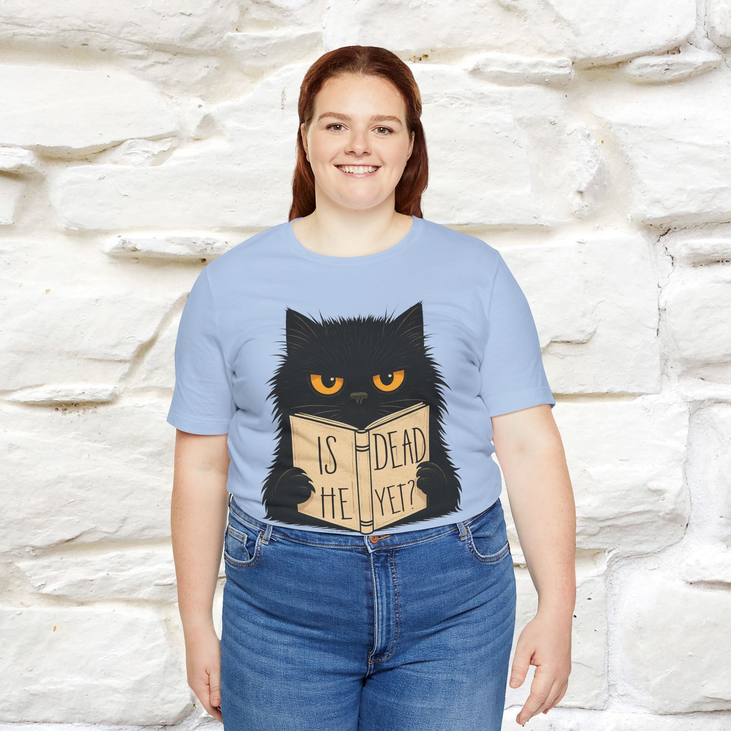 "Is He Dead Yet" |Cat T-Shirt | Nunu&Miao Studio - Nunu&Miao Studio