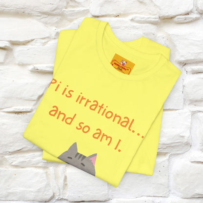 “Pi Is Irrational... And So Am I…''| Funny T-Shirt | Nunu&Miao Studio