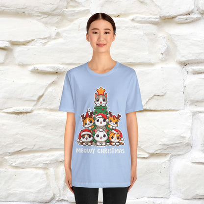 “Meowy Christmas” | Cat T-Shirt | Nunu&Miao Studio